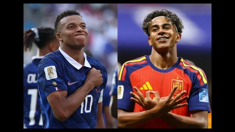 Mbappe và Yamal đấu tay đôi trên sân cỏ
